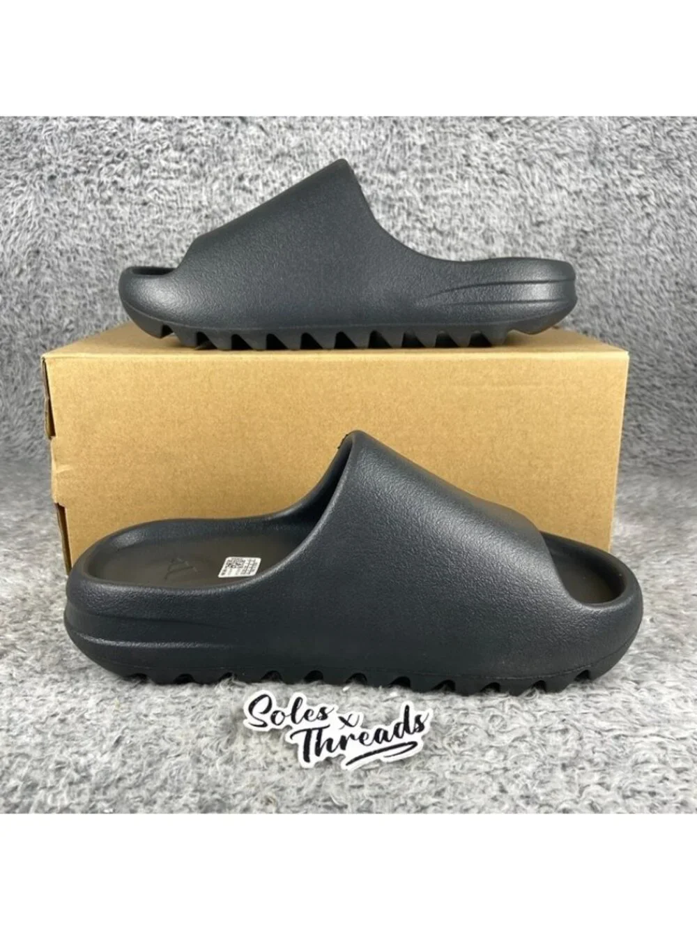 Adidas Yeezy Slide Onyx Size 7 Men HQ6448